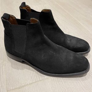 Aldo Black Suede Chelsea Boots US size 10